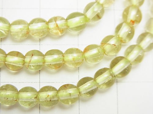 Mexico Golden Apatite Round 5 mm 1strand (Bracelet)