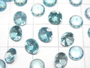 [Video]High Quality Apatite AAA Loose stone Round Faceted 6x6mm 2pcs