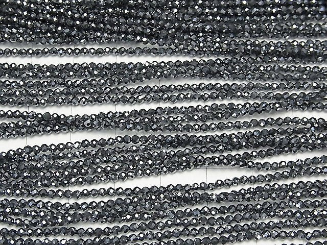 [Video]High Quality!  1strand $8.79! Terahertz  Faceted Round 2mm  1strand beads (aprx.15inch/37cm)