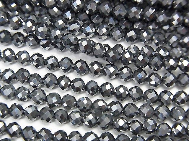 [Video]High Quality! 2pcs $8.79! Terahertz Faceted Round 3mm 1strand beads (aprx.15inch/37cm)