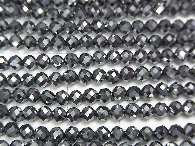 [Video]High Quality! 2pcs $8.79! Terahertz Faceted Round 3mm 1strand beads (aprx.15inch/37cm)