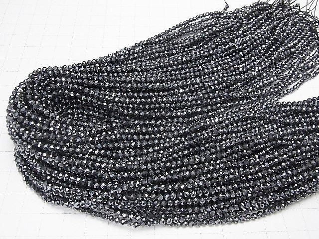 [Video]High Quality! 2pcs $8.79! Terahertz Faceted Round 3mm 1strand beads (aprx.15inch/37cm)