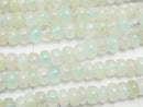 Beryl Mix (Multi Color Aquamarine) AA ++ Rondelle 6 x 6 x 3 mm half or 1 strand beads (aprx.15 inch / 38 cm)