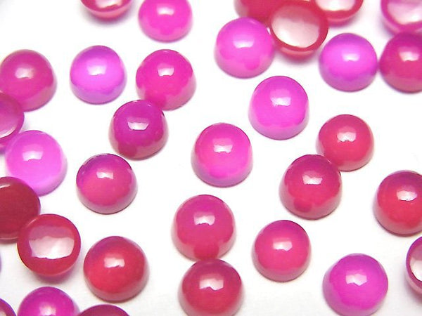 Cabochon, Chalcedony Gemstone Beads