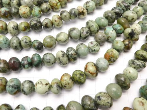 1strand $5.79! African Turquoise  Nugget  1strand beads (aprx.15inch/37cm)