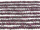 [Video] High Quality Garnet AAA- Chestnut Faceted Briolette half or 1strand beads (aprx.7inch / 18cm)