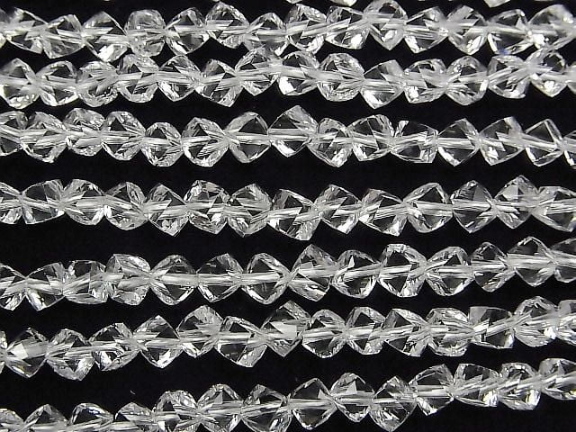 [Video] High Quality! Crystal AAA Dice Shape 5x5x5mm Half or 1-Strand Beads (approx. 7 inches/18 cm)