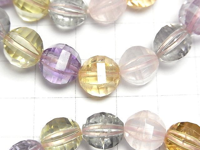 [Video] High Quality Mixed Stone AAA Mirror Faceted Round 10mm  1strand (Bracelet)