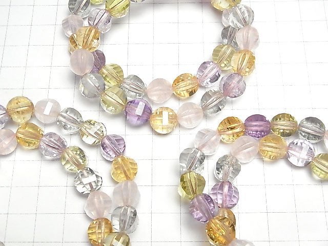 [Video] High Quality Mixed Stone AAA Mirror Faceted Round 10mm  1strand (Bracelet)