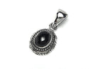 Onyx  Oval Pendant 18x12x5.5mm Silver925  1pc