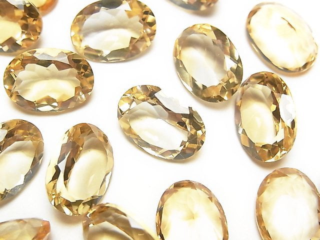 Citrine, Oval Gemstone Beads