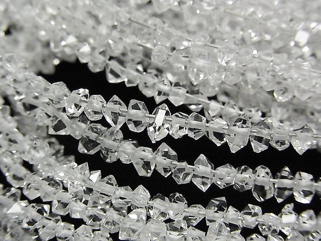 Herkimer Diamond, Rough Rock Gemstone Beads