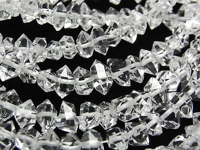 Herkimer Diamond, Rough Rock Gemstone Beads