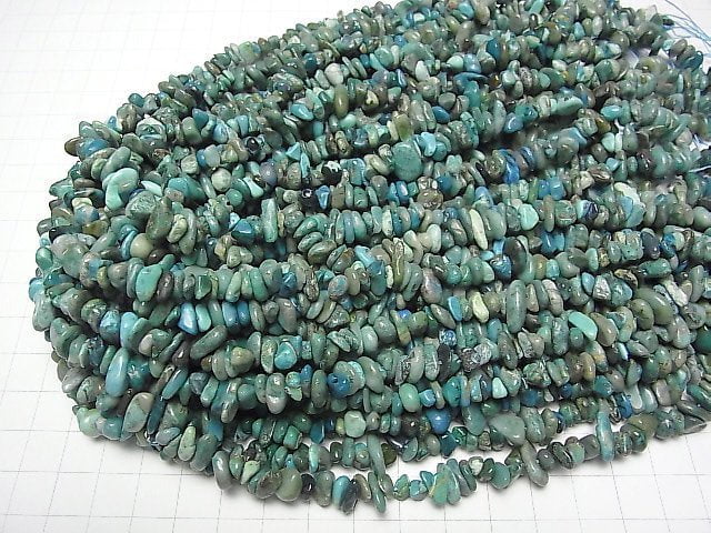 Peru Chrysocolla AA Chips (Small Nugget) 1strand beads (aprx.15inch / 37cm)