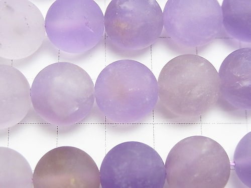 Frost light color Amethyst xCitrine AA Round 12mm half or 1strand beads (aprx.15inch/36cm)