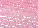[Video] High Quality! Cubic Zirconia AAA Faceted Round 2mm [Pink] 1-strand beads (approx. 14 inches/34 cm)