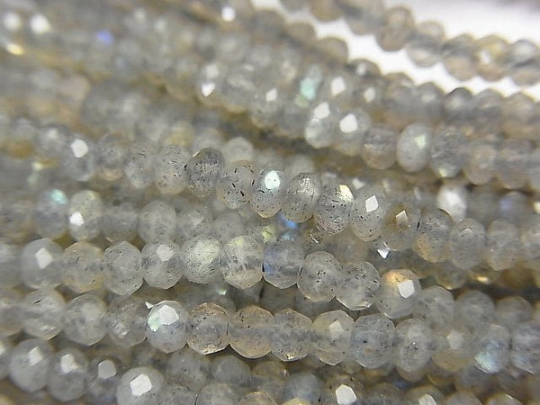 Labradorite, Roundel Gemstone Beads