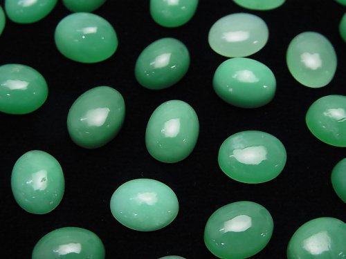 Cabochon, Chrysoprase Gemstone Beads