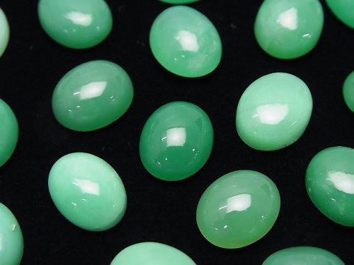 Cabochon, Chrysoprase Gemstone Beads