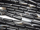 Onyx, Tube Gemstone Beads