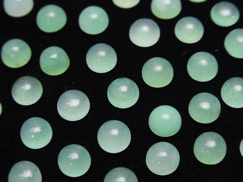 Cabochon, Chrysoprase Gemstone Beads