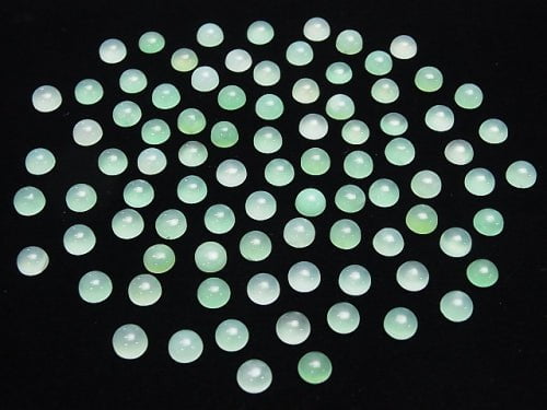 [Video] Chrysoprase AA++ Round Cabochon 5x5mm 10pcs