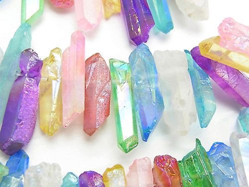 Crystal Quartz, Point Gemstone Beads