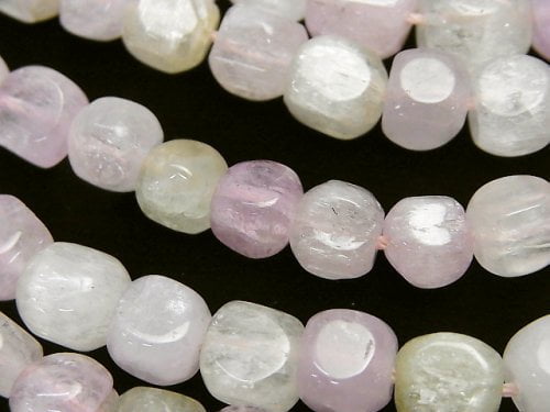 Cube, Kunzite Gemstone Beads