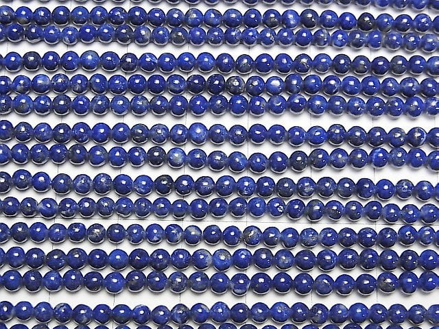 [Video]Lapislazuli AA++ Round 3mm 1strand beads (aprx.15inch/37cm)