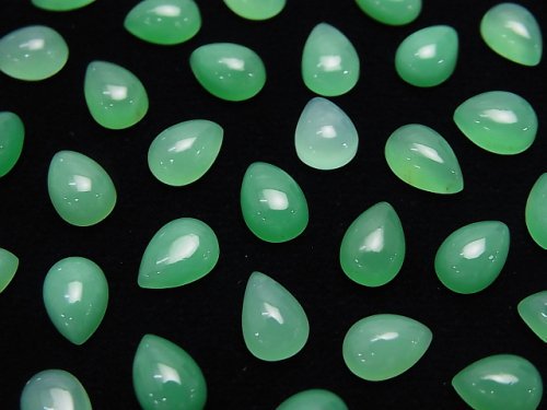 Cabochon, Chrysoprase Gemstone Beads