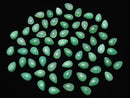 6pcs $11.79! Chrysoprase AA++ Pear shape Cabochon 8x5mm 6pcs