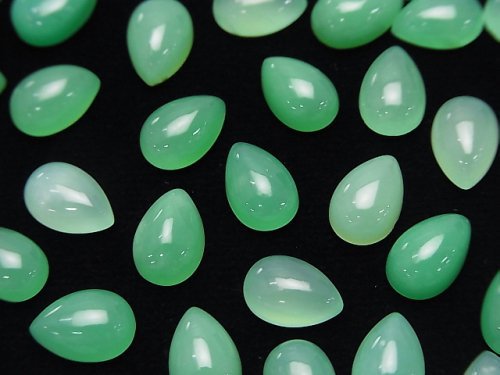 Cabochon, Chrysoprase Gemstone Beads