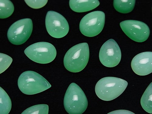 Cabochon, Chrysoprase Gemstone Beads