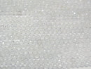 High Quality! 2pcs $9.79! Natural White Topaz AA++ Faceted Round 3mm 1strand beads (aprx.15inch/36cm)