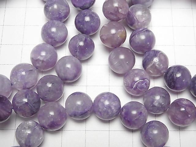 [Video] Angel Silica (Charoite with Silica) AA++ Round 12mm Bracelet