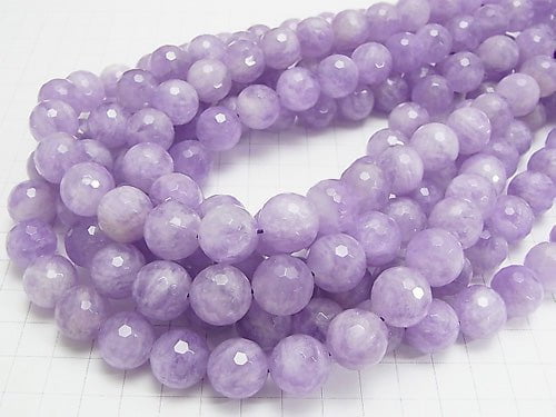 Lavender Amethyst AA ++ 128 Faceted Round 14 mm half or 1 strand (aprx.15 inch / 36 cm)