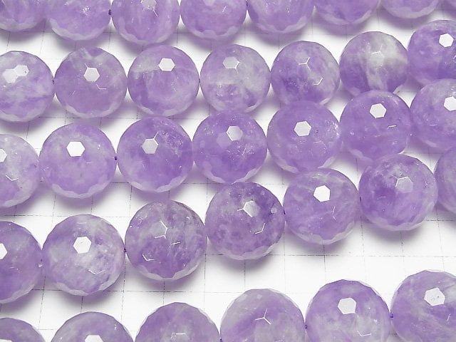 [Video] Lavender Amethyst AA++ 128Faceted Round 20mm 1/4 or 1strand beads (aprx.15inch/36cm)