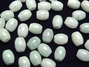 [Video] Burmese Jadeite AAA- Rice 12x10x10mm [3mm hole] 4pcs