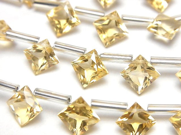 Citrine, Diamond Gemstone Beads
