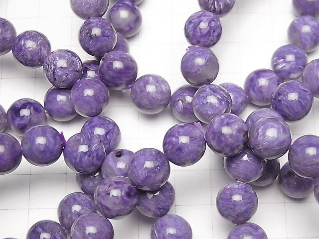 Charoite AA++ Round 11mm 1strand (Bracelet)