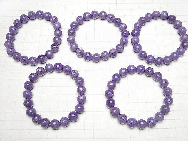 Charoite AA++ Round 11mm 1strand (Bracelet)