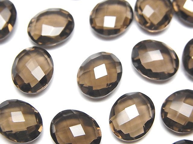 Oval, Smoky Quartz, Undrilled Gemstone Beads