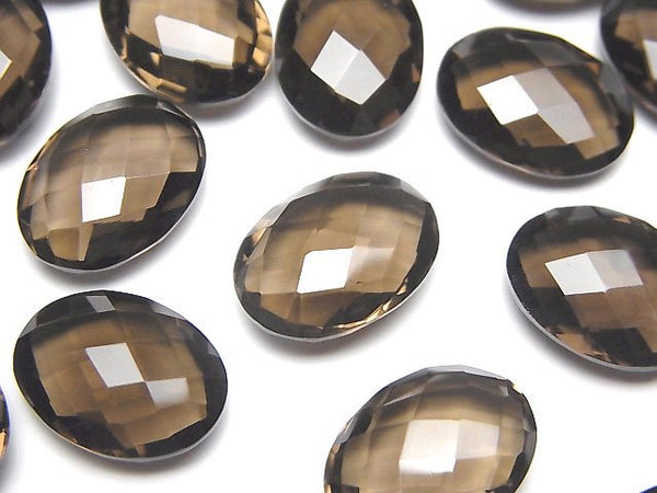 Oval, Smoky Quartz, Undrilled Gemstone Beads