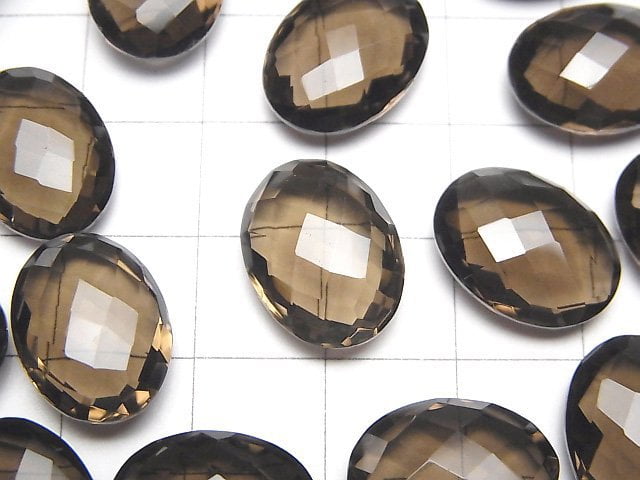 [Video] High Quality Smoky Quartz AAA Undrilled Oval Cushion Cut 16x12x6mm 4pcs $15.99!