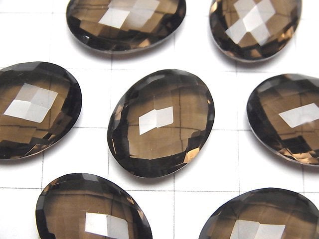 [Video] High Quality Smoky Quartz AAA Undrilled Oval Cushion Cut 20x15x7mm 3pcs $19.99!