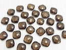 High Quality Smoky Quartz AAA Undrilled Square Cushion Cut 14x14x5mm 3pcs $14.99!