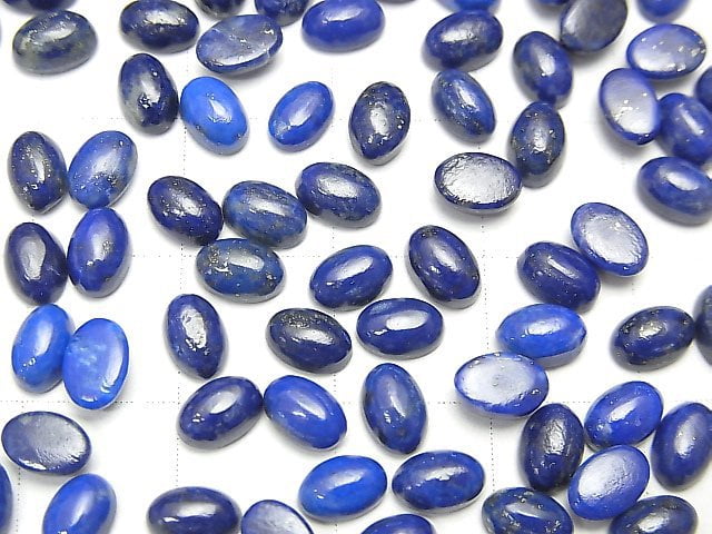 [Video] Lapislazuli AA++ Oval Cabochon 6x4mm 10pcs