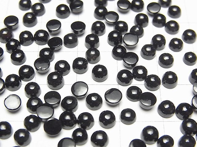 Onyx AAA Round Cabochon 4x4mm 10pcs $2.79!