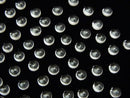 High Quality White Topaz AAA Round Cabochon 4x4mm 10pcs