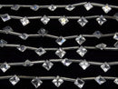 [Video]Aqua Crystal AAA Diamond Princess Cut 8x8mm 1strand (8pcs)